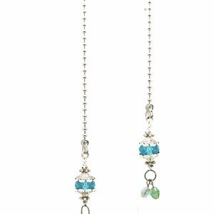 Blue-Green Ice Ceiling Fan Pulls